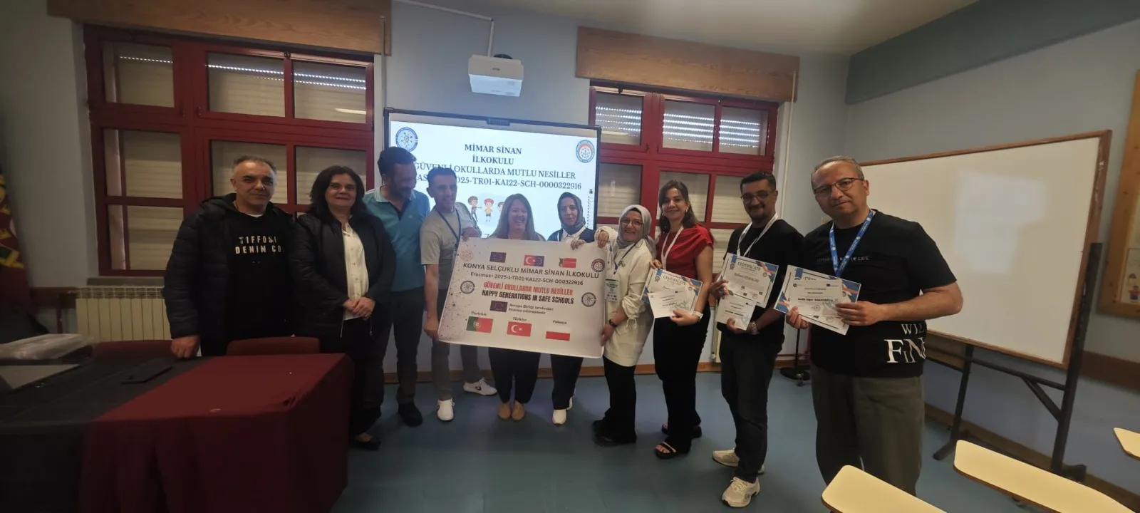 Portekiz İş Başı Gözlem 5. Gün Sertifika Törenimiz